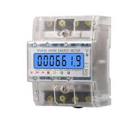3 Phase 4 Wires Electric Energy Meter Din Rail Electricity Usage Meter
