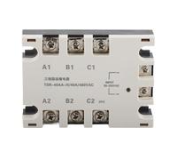 3 Phase 40A AC AC Solid State Relay SSR, TSR - 40AA H Input 90-250VAC Load 24-480VAC, Explosion - Proof SSR for Industrial Automation CNC Machinery