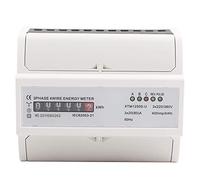 3 Phase AC Energy Meter - Compact Power Meter, & Reliability, Easy 35mm DIN Rail Installation, Indoor Use for Efficient Energy Monitoring, 25℃ to 55℃, Lightweigh
