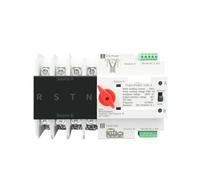 3 Phase Din Rail Dual Power Automatic Transfer Switch Electrical Selector Switches Uninterrupted Power 4P 63A 100A 125A CZAOINCU(110V,125A)