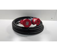 3 PHASE EXTENSION LEAD 32A - 415V 5 PIN - 6MM H07RN - IP44 HIGHER PROTECT - H07RN-F Heavy Duty Rubber Cable - PAT tested and supplied with certificate (20 METRE)
