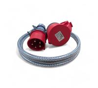 3 Phase Extension Lead - 32A 5-Pin - (10 Metre) - 415V - IP44-1-40m Lengths - SY Heavy Duty Armoured Cable - PAT tested and supplied with certificate (10 Metre)