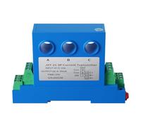 3 Phase Hall Current Sensor 0-1A 0-5A 0-10A 0-20A Current Transducer 4-20mA 0-10V 0-5V AC Current Transmitter DC24V(Input AC 0-25A)