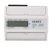 3 Phase KWh Meter,230/400V 5-100A Energy Consumption Digital Electric Power Meter 3 Phase KWh Meter with LCD