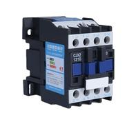 3 Phase Motor Magnetic Contactor Relay 12A 3P 3 Pole 1NO AC 24V 110V 220 Volts 380V Coil CJX2-1210 35mm Din Rail Mounting(AC 380V)