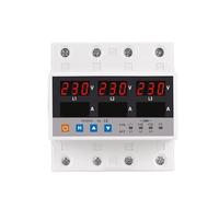 3-phase synchronous asynchronous voltmeter adjustable overvoltage and undervoltage current limit protection relay protector(100A)
