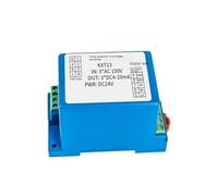 3 Phase Voltage Transmitter, AC 0-10/20/50/100/120/380/220/250/465-500V DC24V 0-10V 0-5V 1-5V Output Voltage Sensor(Input AC 0-100V,0-5V Output)