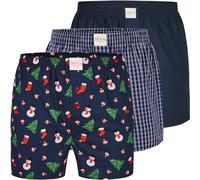 3 Phil & Co Webboxer Men's American Boxer Shorts Christmas X-Mas Santa, Christmas Gifts / Christmas Gifts & Christmas Balls, XXL