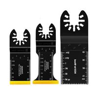 3 Piece 34mm High Carbon Steel Oscillating Saw Blades for Wood & Plastic Multi Tool