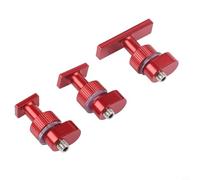 3-Piece Aluminum Alloy Dent Puller Kit with Reusable Tabs for Car Paintless Dent Repair - Hail Damage, Dents, DIY & Professional