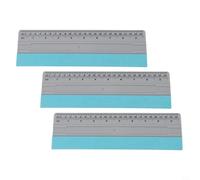 3-piece Automotive Film Squeegee Kit for Car Tint Installation - 6 8 10 Plus 12 Felt-edged Scraper Tools with Pp Handle Scratch- Application on Flat Curved Surfaces(10INCH)