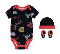 3-piece baby boy set Jordan Essentials AOP Noir 6/12 mois