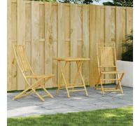 3 Piece Bistro Set Bamboo