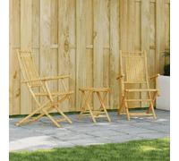3 Piece Bistro Set Bamboo