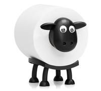 3 - Piece Black Sheep Toilet Roll Holder Set - Funny Free - Standing Bathroom Decor Hilarious Tissue Storage