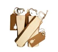 3 Piece Bottle Opener Wood Bark 20 CM Grandpa Father Engraving XXL Easy to Paint