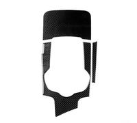 3-Piece Carbon Fiber Style Console Panel Trim Cover for Giulia Interior Dashboard Accessories