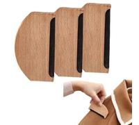 3-Piece Cashmere Comb Set - Manual De-Pilling Comb for Sweaters & Wool Fabric, Bobble Remover with Wooden Handle, Portable Lint Remover for Clothes