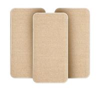 3-Piece Cat Scratching Mat Set, Robust and Durable, Cat Sisal Scratching Boards, 50 x 25 cm, Cat Scratching Board, Protect Your Sofa, Furniture, Carpet and Walls from Scratches (Wood Colour) (3 Pieces