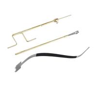 3-Piece Cello Sound Post Tool Kit with Hook, Ruler, and Clamp for Luthiers and Cellists