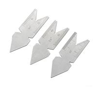3 Piece Center Gauge Set Integral Tool for Accurate Assembly in Woodworking Projects