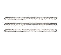 3 - Piece Chainsaw Replacement Chains - Available in 10/12/14/16/18-inch Sizes, 3/8" Pitch Steel Construction, Suitable for Electric & Gas Chainsaws, Durable Logging Accessory(3Pcs 18inch)