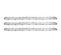3 - Piece Chainsaw Replacement Chains - Available in 10/12/14/16/18-inch Sizes, 3/8" Pitch Steel Construction, Suitable for Electric & Gas Chainsaws, Durable Logging Accessory(3Pcs 16inch)