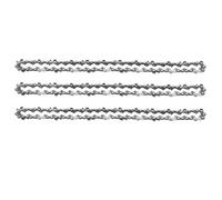 3 - Piece Chainsaw Replacement Chains - Available in 10/12/14/16/18-inch Sizes, 3/8" Pitch Steel Construction, Suitable for Electric & Gas Chainsaws, Durable Logging Accessory(3Pcs 12inch)