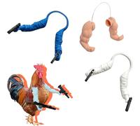 3-Piece Chicken Arms Costume Set, Decorative Toy Props with Muscle Arms, Uzi Design for Pet Chickens, Role-Play Accessories、Fun Chicken forelimb arm Decoration Toys