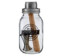3 Piece Cocktail Jar "Let's Have Cocktails Tonight", 800 ml