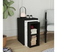 3 Piece Coffee Table Set, Nesting Coffee Tables, End Table, Round Coffee Table, Side Table For Living Room Furniture,black&marble