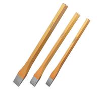3-Piece Cold Chisel Set, Bolster Chisel - 10mm, 12mm, 16mm, Chrome Vanadium Steel for Stone, Masonry & DIY