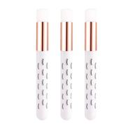 3 Piece Cosmetic Brush Cleaner Set Deep Cleansing Moose Brush Type Easy Rinsing Handle Hygienic Cleaner and Ergonomic Design