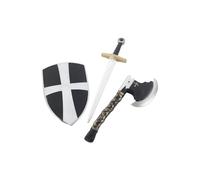 3 Piece Crusader Set, with Shield, Sword