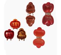 3 Piece Dough Press Pie Mould Set - Party Potluck Handpie Moulds, Mini Pocket Pie Maker with Autumn Apple, Pumpkin and Acorn Shapes