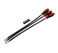 3 Piece Flexible Screwdriver Set 1/4 Inch Drive Long (Neilsen Ct1517)