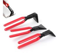 3-Piece Folding Pliers 0° 45° 90° Hand Folding Pliers Sheet Metal Pliers Wide 22 mm Small Sheet Bending Pliers Set with Non-Slip Handle Bending Pliers Roofer Tool