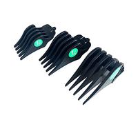 Ｚｉａｌｏｆｉ 3-Piece Guide Combs for Hair S, Cutting Accessories 32mm 38mm 51mm, Black