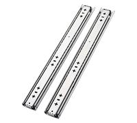 3-Piece Heavy-Duty Full Extension Drawer Slides with Ball Bearings 750mm Smooth SlidingDrawer Hardware for Kitchen Office and Furniture Storage Solutions