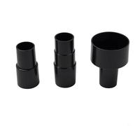 3 Piece Hose Reducer Kit Compatible with Wet Dry Vacuum Systems and Common Cleaning Tool Attachments
