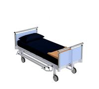 3 Piece Hospital Bed Sheet Set, Soft 100% Egyptian Cotton 400 Thread-Count, Fitted Sets Comfy, with Elastic All Around, for Home Care/Patients/Adjustable Beds (Navy Blue, Standard 36" x 80"x 8")