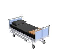3 Piece Hospital Bed Sheet Set, Soft 100% Egyptian Cotton 400 Thread-Count, Fitted Sets Comfy, with Elastic All Around, for Home Care/Patients/Adjustable Beds (Dark Grey, Standard 36" x 80"x 8")