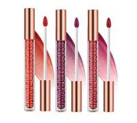 3-Piece Hyaluronic Acid Lip Gloss Set, High Shine, Long-Lasting & Hydrating Lip Gloss Collection for Plump, Soft & Radiant Lips Vegan, Cruelty-Free & Fragrant Beauty Trio