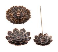 3-Piece Incense Burner Holder, Lotus Candle Incense Stand, Creative Incense Plate Ornaments, Lotus Incense Holder, Incense Holder And Incense Burner Accessories