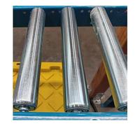 3-Piece inless Steel Conveyor Rollers Set - 8mm Shaft Diameter, Perfect Replacement for Tables, Ladders, Beds, and Boats (Silver, 60mm x 900mm)