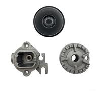 3 Piece Iron Cookware Hat Stove Lid Set for Gas Burner Heads Compatible with Common Gas Range Models and Burner Mounting Types (Concave 55)