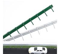 3 Piece Iron Fencing for 1 87 Scale Model Railroads for Crafting and Landscape (3 Sets of Green)