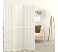 3-Piece Japanese Style Screen Made of Solid Fir Wood with Translucent Rice Paper 120 x 170 cm Foldable Freestanding Room Divider Privacy Screen for Living Room Bedroom Office