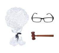 3 Piece Judge Cosplay Set, Drama Performance Costumes, Judge Performance Outfits, Cosplay Costumes, Suitable for Drama Performances, Parties and Stage Performances