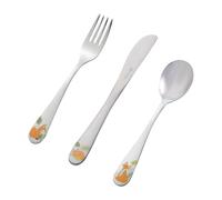 3-Piece Kids Fox Cutlery Set Stainless Steel